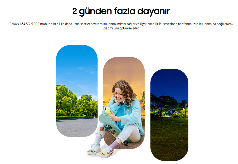 Samsung Galaxy A34 Batarya